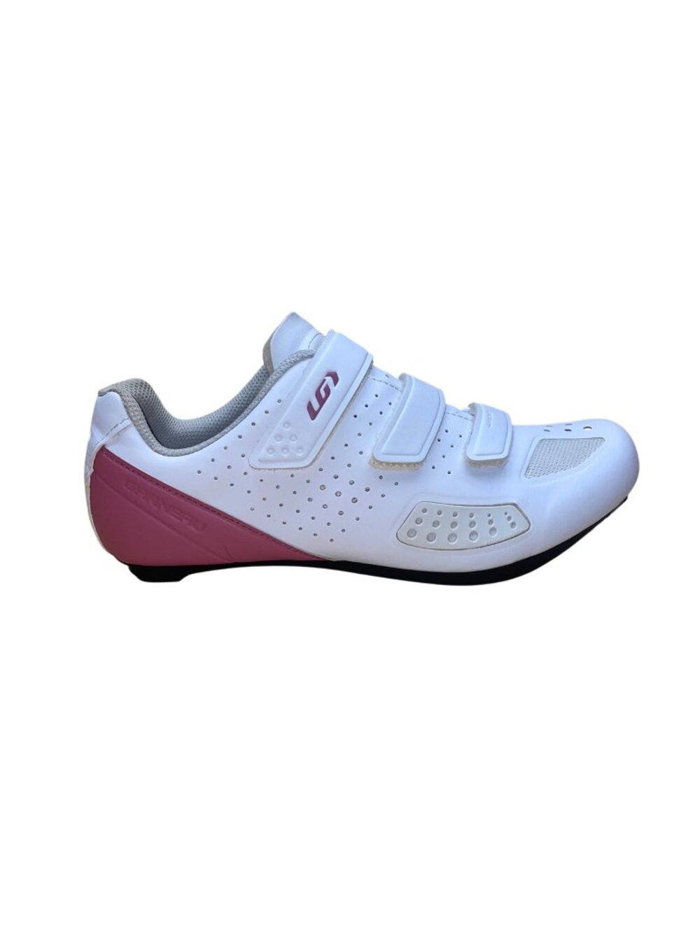 Louis Garneau Women’s White & Pink Road Cycling Shoes Size 11
